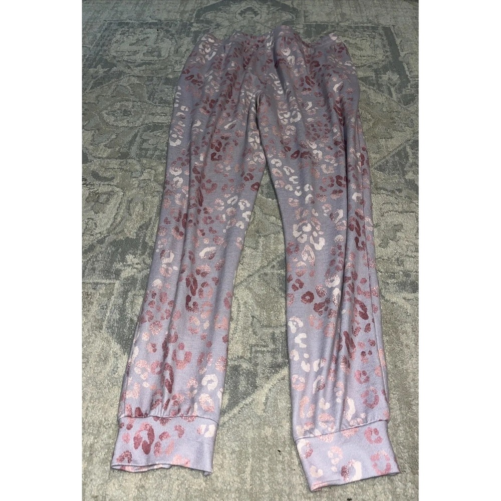 PJ Salvage Pajama Pink Animal Print Pants Women's Sz Medium Elastic Waist Jogger - Picture 6 of 6